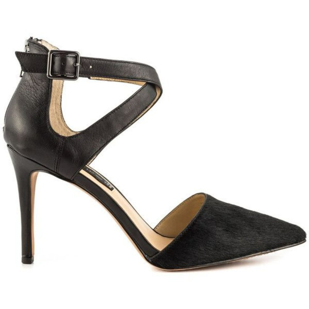 Steve Madden Alicia Black Pony Hair Pumps Heels U.S. Size 8 Brand New in Box